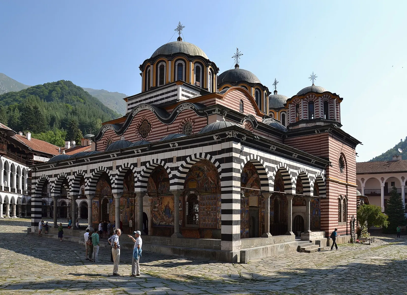 Rila Monastery in the Rila Mountains