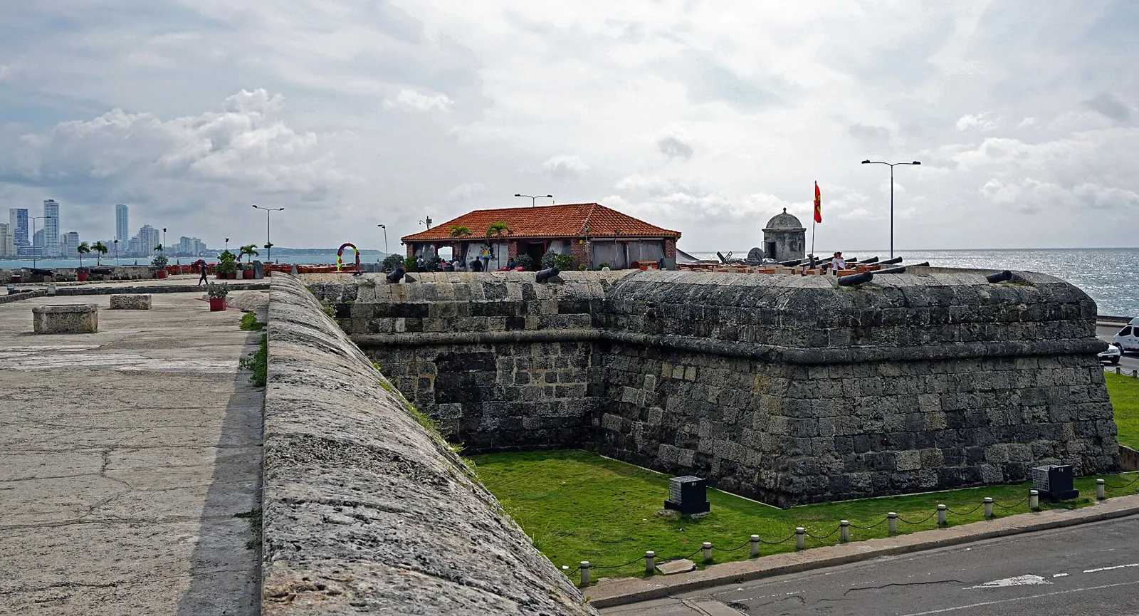City walls of Cartagena, the Santo Domingo bastion