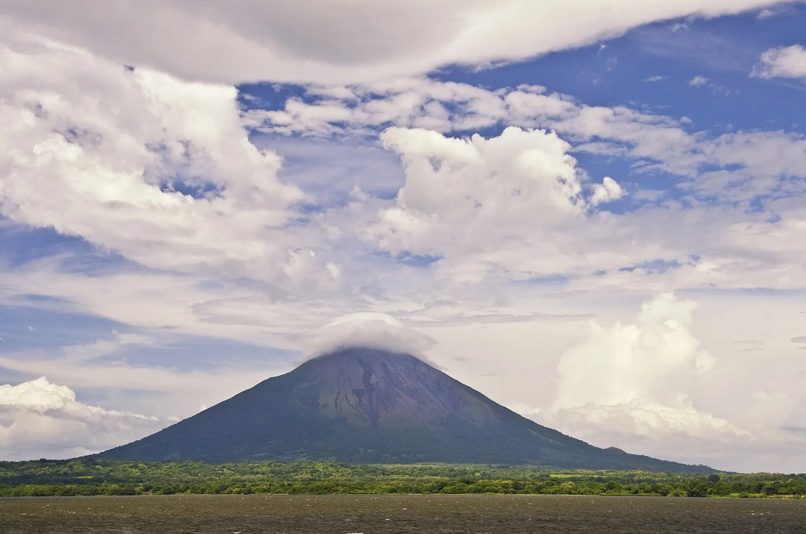 Concepción volcano on Ometepe island, in Lake Nicaragua